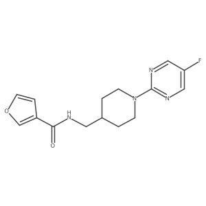 N-((1-(5-fluoropyrimidin-2-yl)piperidin-4-yl)methyl)furan-3-carboxamide Structure