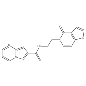 N-(2-(4-oxothieno[2,3-d]pyrimidin-3(4H)-yl)ethyl)-[1,2,4]triazolo[1,5-a]pyrimidine-2-carboxamide Structure