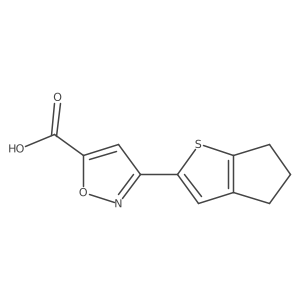 3-{4H,5H,6H-cyclopenta[b]thiophen-2-yl}-1,2-oxazole-5-carboxylic acid Structure