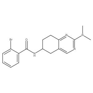 2-bromo-N-[2-(dimethylamino)-5,6,7,8-tetrahydroquinazolin-6-yl]benzamide Structure