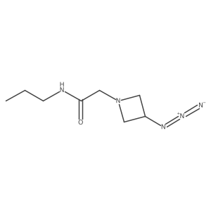 2-(3-azidoazetidin-1-yl)-N-propylacetamide Structure