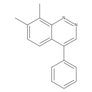 7,8-Dimethyl-4-phenylcinnoline Structure