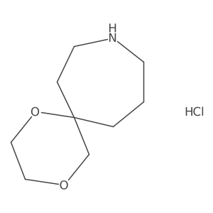 1,4-Dioxa-9-azaspiro[5.6]dodecane hydrochloride Structure