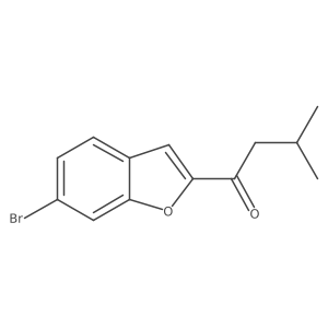 1-(6-Bromo-1-benzofuran-2-yl)-3-methylbutan-1-one结构式