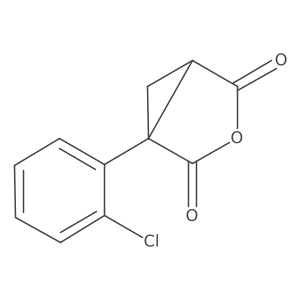 1-(2-Chlorophenyl)-3-oxabicyclo[3.1.0]hexane-2,4-dione Structure