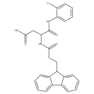 3-[(2-chlorophenyl)carbamoyl]-3-({[(9H-fluoren-9-yl)methoxy]carbonyl}amino)propanoic acid Structure