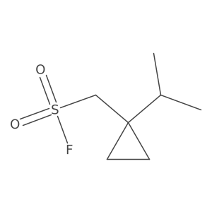 [1-(Propan-2-yl)cyclopropyl]methanesulfonyl fluoride Structure