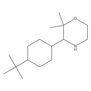 3-(4-Tert-butylcyclohexyl)-2,2-dimethylmorpholine结构式