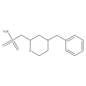(4-Benzylmorpholin-2-yl)methanesulfonamide Structure