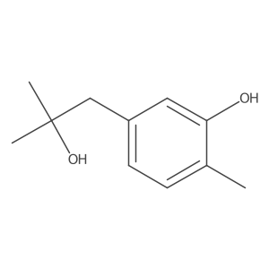 5-(2-Hydroxy-2-methylpropyl)-2-methylphenol Structure