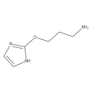 3-(1H-imidazol-2-yloxy)propan-1-amine结构式