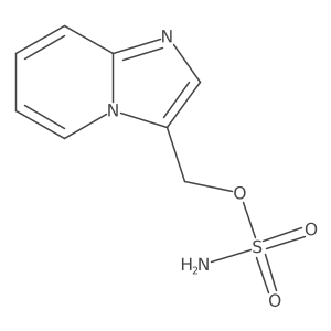 {Imidazo[1,2-a]pyridin-3-yl}methyl sulfamate结构式