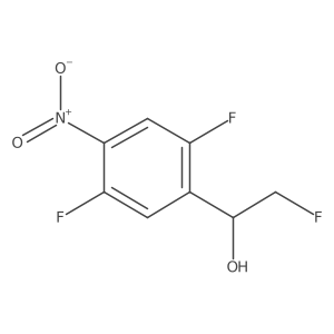 1-(2,5-Difluoro-4-nitrophenyl)-2-fluoroethan-1-ol Structure
