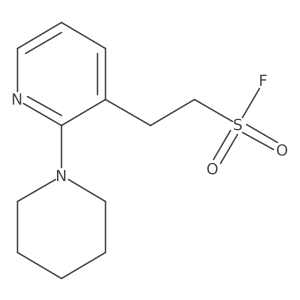 2-[2-(Piperidin-1-yl)pyridin-3-yl]ethane-1-sulfonyl fluoride结构式