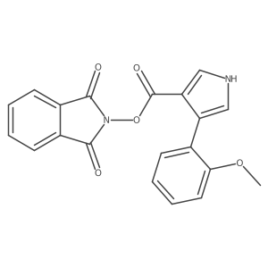1,3-dioxo-2,3-dihydro-1H-isoindol-2-yl 4-(2-methoxyphenyl)-1H-pyrrole-3-carboxylate Structure