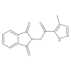 1,3-dioxo-2,3-dihydro-1H-isoindol-2-yl 4-methyl-1H-pyrazole-3-carboxylate结构式