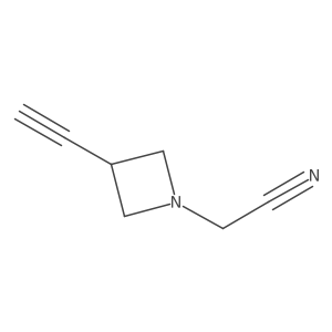 2-(3-Ethynylazetidin-1-yl)acetonitrile Structure
