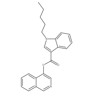 isoquinolin-4-yl1-pentyl-1H-indole-3-carboxylate Structure