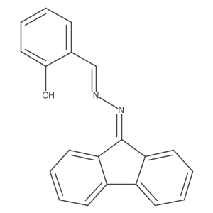 2-[(E)-(9H-fluoren-9-ylidenehydrazinylidene)methyl]phenol Structure