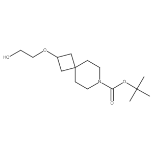 tert-Butyl 2-(2-hydroxyethoxy)-7-azaspiro[3.5]nonane-7-carboxylate Structure