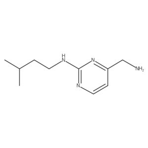 4-(aminomethyl)-N-(3-methylbutyl)pyrimidin-2-amine Structure