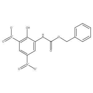 benzyl N-(2-hydroxy-3,5-dinitrophenyl)carbamate Structure