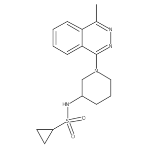 N-[1-(4-methylphthalazin-1-yl)piperidin-3-yl]cyclopropanesulfonamide Structure
