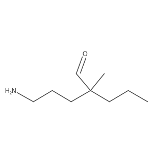 5-Amino-2-methyl-2-propylpentanal结构式