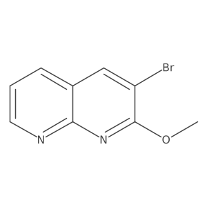 3-Bromo-2-methoxy-1,8-naphthyridine Structure