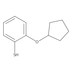 2-(Cyclopentyloxy)benzenethiol Structure