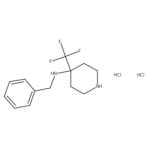 N-Benzyl-4-(trifluoromethyl)piperidin-4-amine dihydrochloride Structure