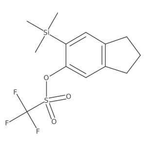 6-(Trimethylsilyl)indan-5-yl triflate Structure