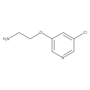 2-((5-Chloropyridin-3-yl)oxy)ethan-1-amine结构式