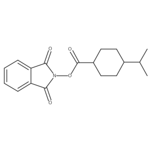 1,3-Dioxoisoindolin-2-yl 4-isopropylcyclohexane-1-carboxylate Structure