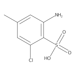 2-Amino-6-chloro-4-methylbenzenesulfonic acid Structure