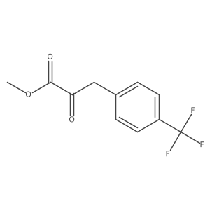 Methyl 2-oxo-3-[4-(trifluoromethyl)phenyl]propanoate结构式