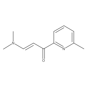 3-Dimethylamino-1-(6-methyl-2-pyridyl)-2-propen-1-one结构式