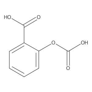 2-Carboxyoxybenzoic acid Structure