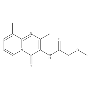 N-(2,9-dimethyl-4-oxo-4H-pyrido[1,2-a]pyrimidin-3-yl)-2-methoxyacetamide结构式
