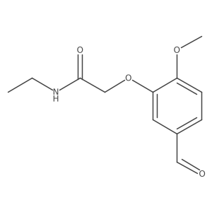 N-ethyl-2-(5-formyl-2-methoxyphenoxy)acetamide结构式
