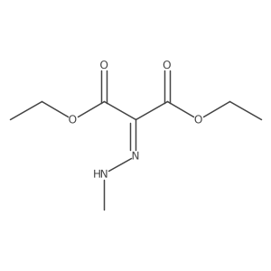 Diethyl 2-(2-methylhydrazono)malonate结构式