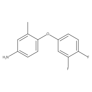 4-(3,4-Difluorophenoxy)-3-methylaniline结构式