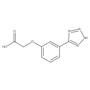 2-[3-(1H-1,2,3,4-tetrazol-5-yl)phenoxy]acetic acid Structure