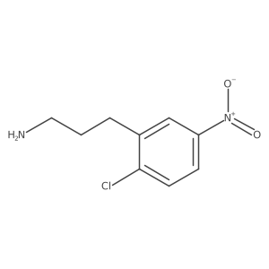 3-(2-Chloro-5-nitrophenyl)propan-1-amine Structure