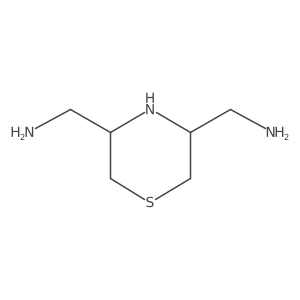 3,5-Thiomorpholinedimethanamine Structure