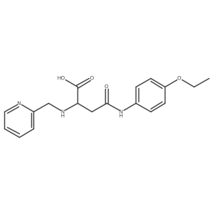 4-((4-Ethoxyphenyl)amino)-4-oxo-2-((pyridin-2-ylmethyl)amino)butanoic acid Structure