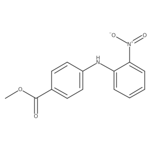 Methyl 4-[(2-Nitrophenyl)amino]benzoate结构式