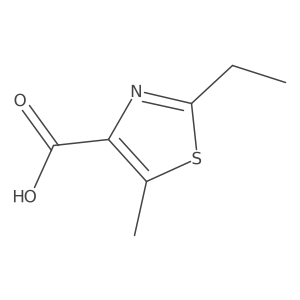 2-Ethyl-5-methylthiazole-4-carboxylic acid结构式