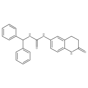 O=C1CCc2cc(NC(=O)NC(c3ccccc3)c3ccccc3)ccc2N1结构式