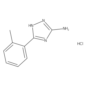 5-(2-Methylphenyl)-4h-1,2,4-triazol-3-ylamine, HCl结构式